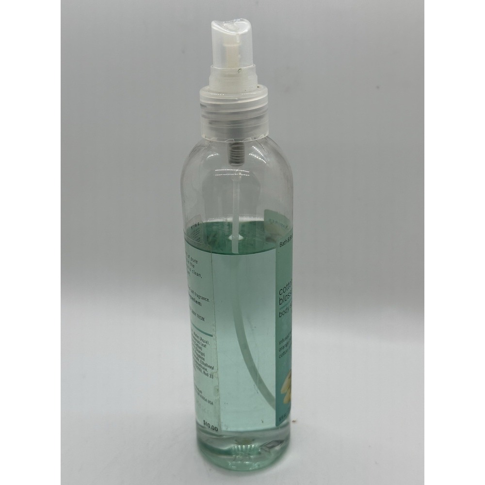 Bath & Body Works Cotton Blossom Body Splash Pleasures 8 fl oz - Picture 2 of 3